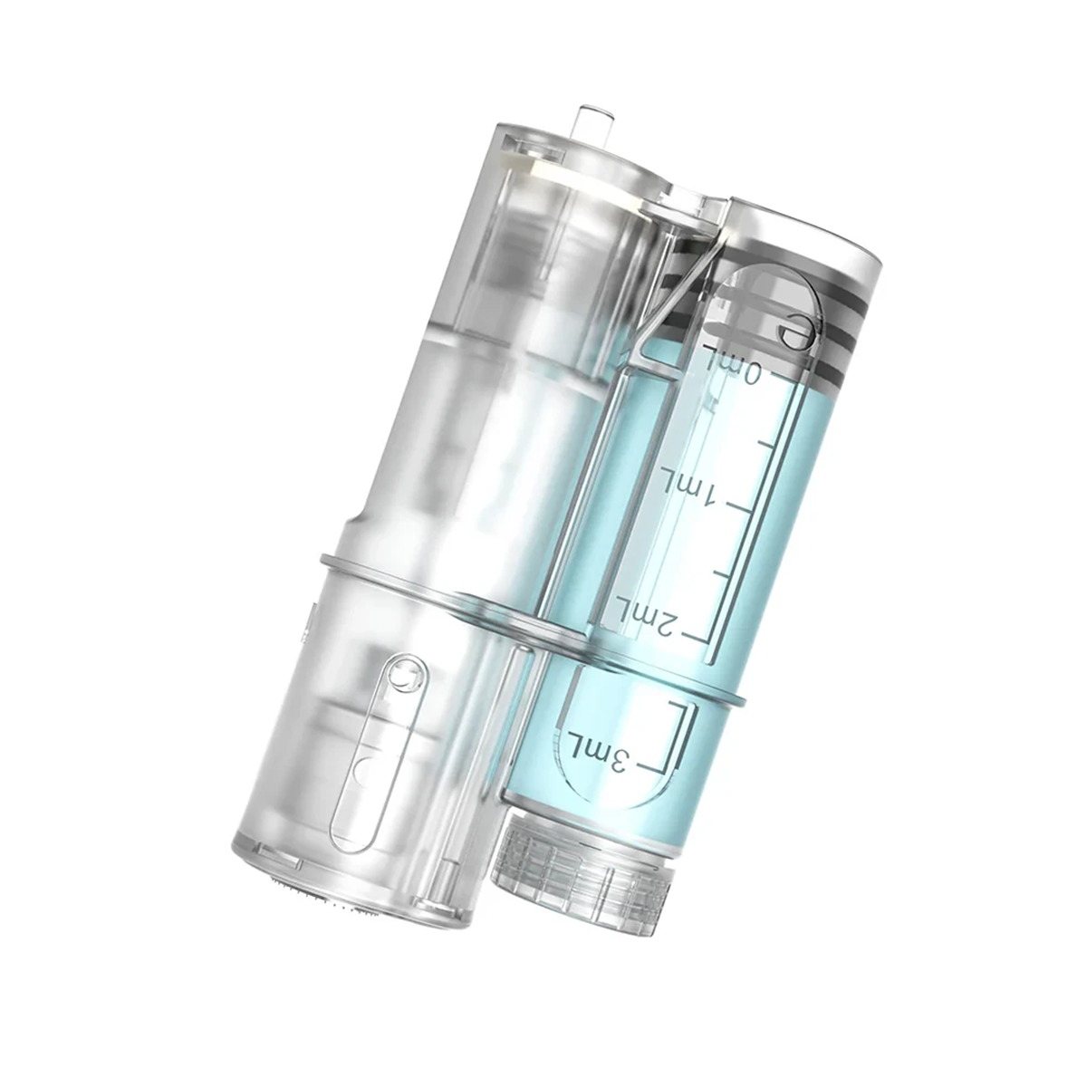 Cartuccia Hydra Pen H6 con liquido mostrato nel serbatoio graduato come illustrazione di erogazione