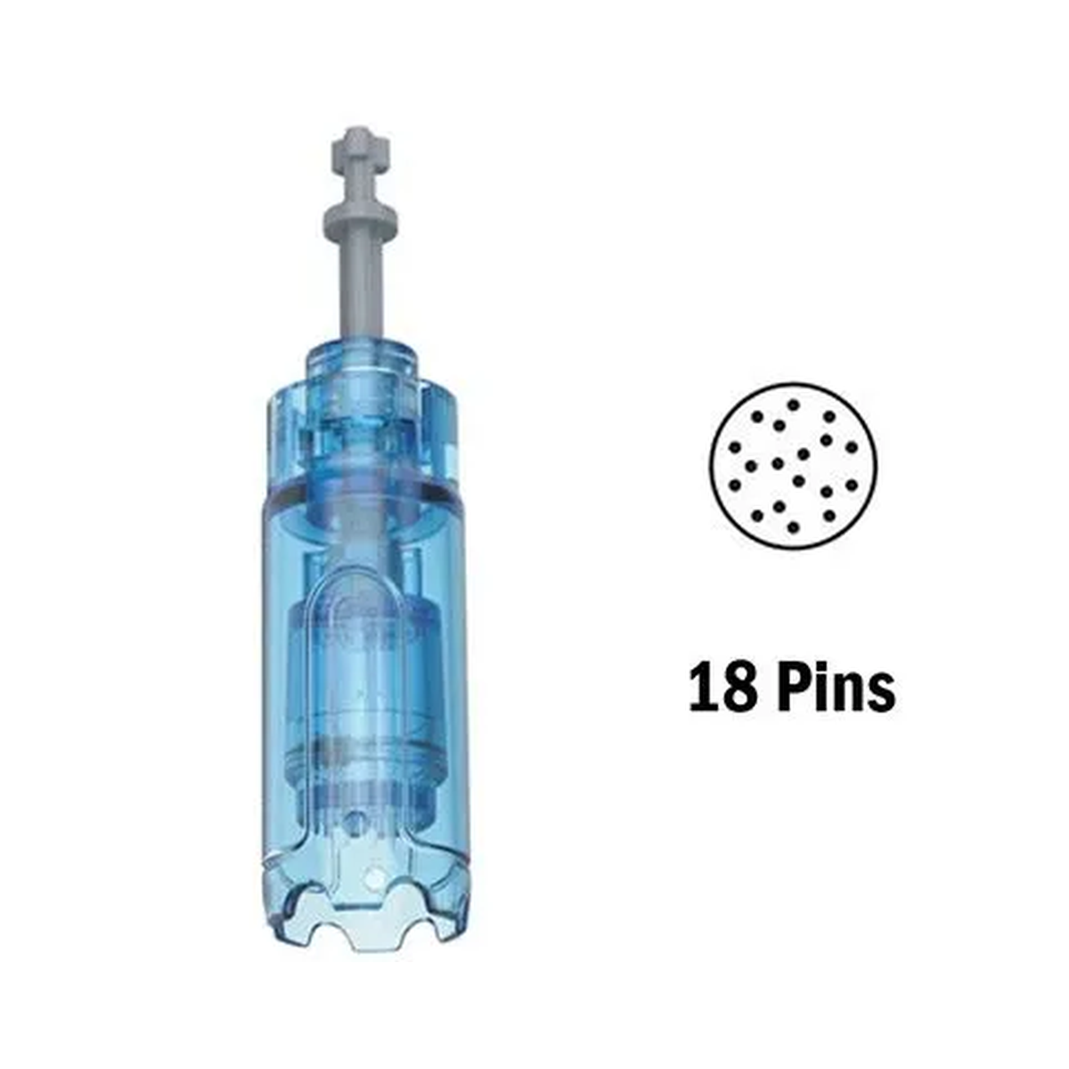 Cartuccia di ricambio a 18 aghi per Dr. Pen A11, M8s, A9 e A8S con diagramma del modello della punta